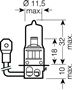 Obrázek z OSRAM 12V H3 55W night breaker plus (1ks) 