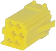 Obrázek Konektor MINI ISO 6-pin bez kabelů - žlutý