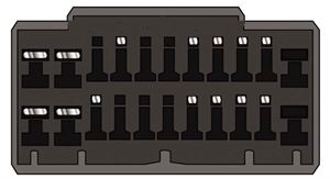 Obrázek z Konektor ISO Chrysler/Jeep 2001-2007 