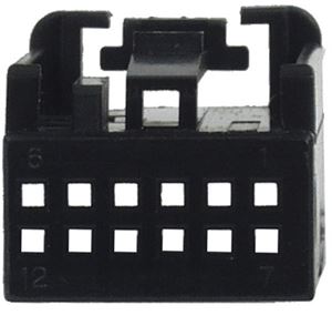 Obrázek z MOST plast. pouzdro 25.055/4 černé 