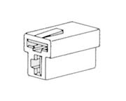 Obrázek Zástrčka 2-pólová T, sameček