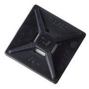 Obrázek z Plastová příchytka čtvercová 18x18mm, 100 ks 