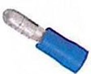 Obrázek Zástrčka kruhová 4,0 mm modrá, 100 ks