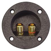 Obrázek Připojovací svorkovnice reproboxu 2-pólová, zlacená