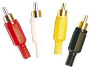 Obrázek Cinch konektory samec, sada 4 ks