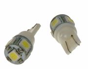 Obrázek x LED T10 bílá, 12V, 5LED/3SMD
