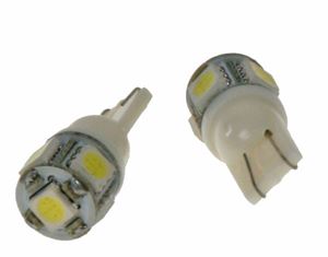 Obrázek z x LED T10 bílá, 12V, 5LED/3SMD 