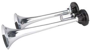 Obrázek z 2-tónová fanfára 350mm, chromová, bez kompresoru 