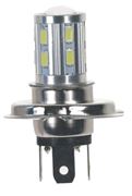 Obrázek LED H4 bílá, 10-30V, 12SMD 5630 + 3W