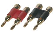 Obrázek Dual banana konektor pro kabel do 10mm (pár)