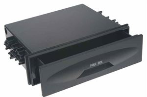 Obrázek z Univerzální plastová přihrádka do otvoru DIN s šuplíkem 