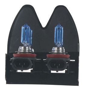 Obrázek z Halogen. žárovka 12V s paticí H9, Blue white 4300K 