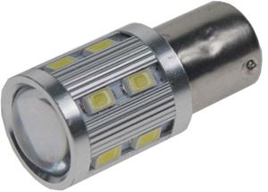 Obrázek z LED BAZ15D bílá, 12SMD + 3W LED 10-30V 