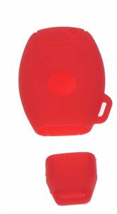 Obrázek z Silikonový obal pro klíč Mercedes 3-tlačítkový, červený 