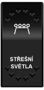 Obrázek Rocker spínač STŘEŠNÍ SVĚTLA 12/24V