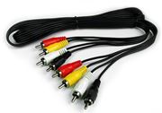 Obrázek Propojovací kabel 4xRCA - 4xRCA 2.5m
