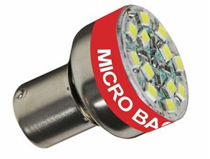 Obrázek z LED žárovka BA15S 12V se signalizací couvání Bi-Bi-Bi... 