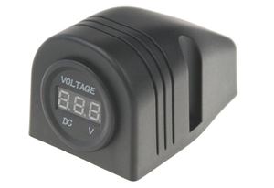 Obrázek z Digitální voltmetr 6-30V červený v panelu 