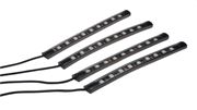 Obrázek LED podsvětlení vnitřní/vnější RGB 12V, IR, 4 pásky