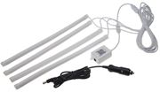 Obrázek LED podsvětlení vnitřní RGB 12V, bluetooth, 4 pásky