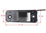 Obrázek z Kamera PAL/NTSC do vozu Hyundai Santa Fe 2006-08/2012 (II) 