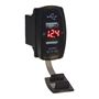 Obrázek z 2x USB zásuvka "Rocker" s voltmetrem, červená 