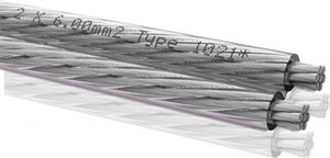 Obrázek z Oehlbach repro kabel Silverline LS-Kabel 2x6,0mm transparent 