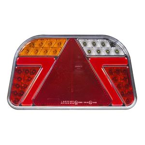 Obrázek z Sdružená LED lampa levá zadní s trojúhelníkem 12/24V 