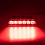 Obrázek z PROFI výstražné LED světlo vnější, červené, 12-24V 