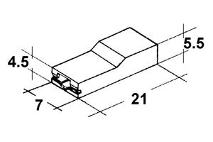 Obrázek z Kryt dutinky 4,8mm bily 