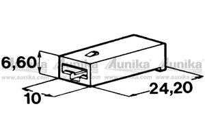 Obrázek z Kryt dutinky 6,3 mm 