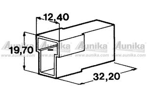 Obrázek z Kryt 2ks koliku 6,3 mm 