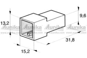 Obrázek z Kryt 2ks koliku 6,3 mm 