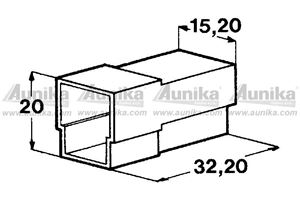 Obrázek z Kryt 3ks koliku 6,3 mm 