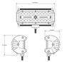 Obrázek z LED rampa, 40x3W, ECE R10 167x91x65 mm 