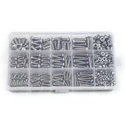 Obrázek Sada nerezových šroubů s maticemi M3-M5, 500 ks