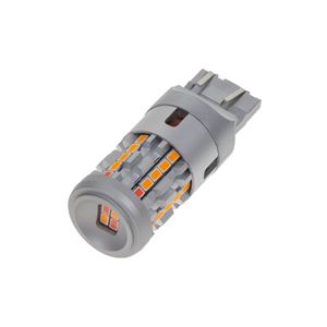 Obrázek z LED T20 (7443) oranžová / červená, 12/24V, CAN-Bus, 26LED SMD 