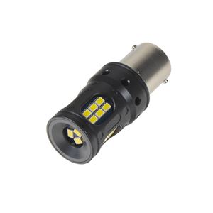 Obrázek z LED BA15s bílá, CAN-Bus, 12-24V, 27LED/3020SMD 