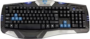 Obrázek z E-Blue Klávesnice Combatant- EX,  US 