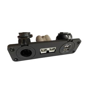 Obrázek z Dvojitá CL,2x USB + Anderson zásuvka 50A do panelu 