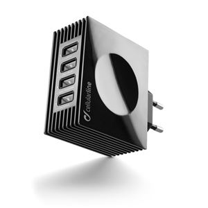 Obrázek z CL nabíječka s 4 USB 21W, ACHUSBQUAD4AK 