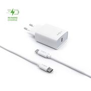 Obrázek Fixed síť nab. USB-C/USB-C, FIXC18-CC-WH