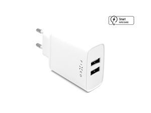 Obrázek z Fixed síť nabíječka bílá, FIXC15-2U-WH 