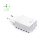 Obrázek Fixed síť nabíječka bílá, FIXC18-C-WH