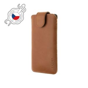 Obrázek z Fixed kožené pouzdro FIXPOM2-BRW-6XL+ 