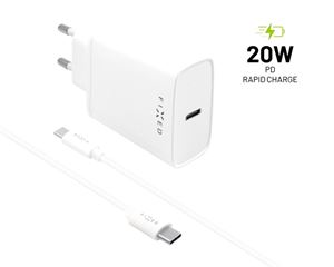 Obrázek z Fixed nab. USB-C/USB-C 20W, FIXC20-CC-WH 