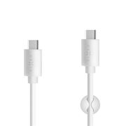 Obrázek Fixed kabel USB-C/USB-C 2m, FIXD-CC2M-WH
