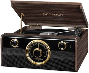 Obrázek z Victrola VTA-240B Gramofon hnědý 