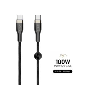 Obrázek z Fixed kabel USB-C/USB-C FIXDB-CC2-BK 