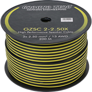 Obrázek Ground Zero GZSC 2-2.50 transparentní repro kabel 2x2,5mm2